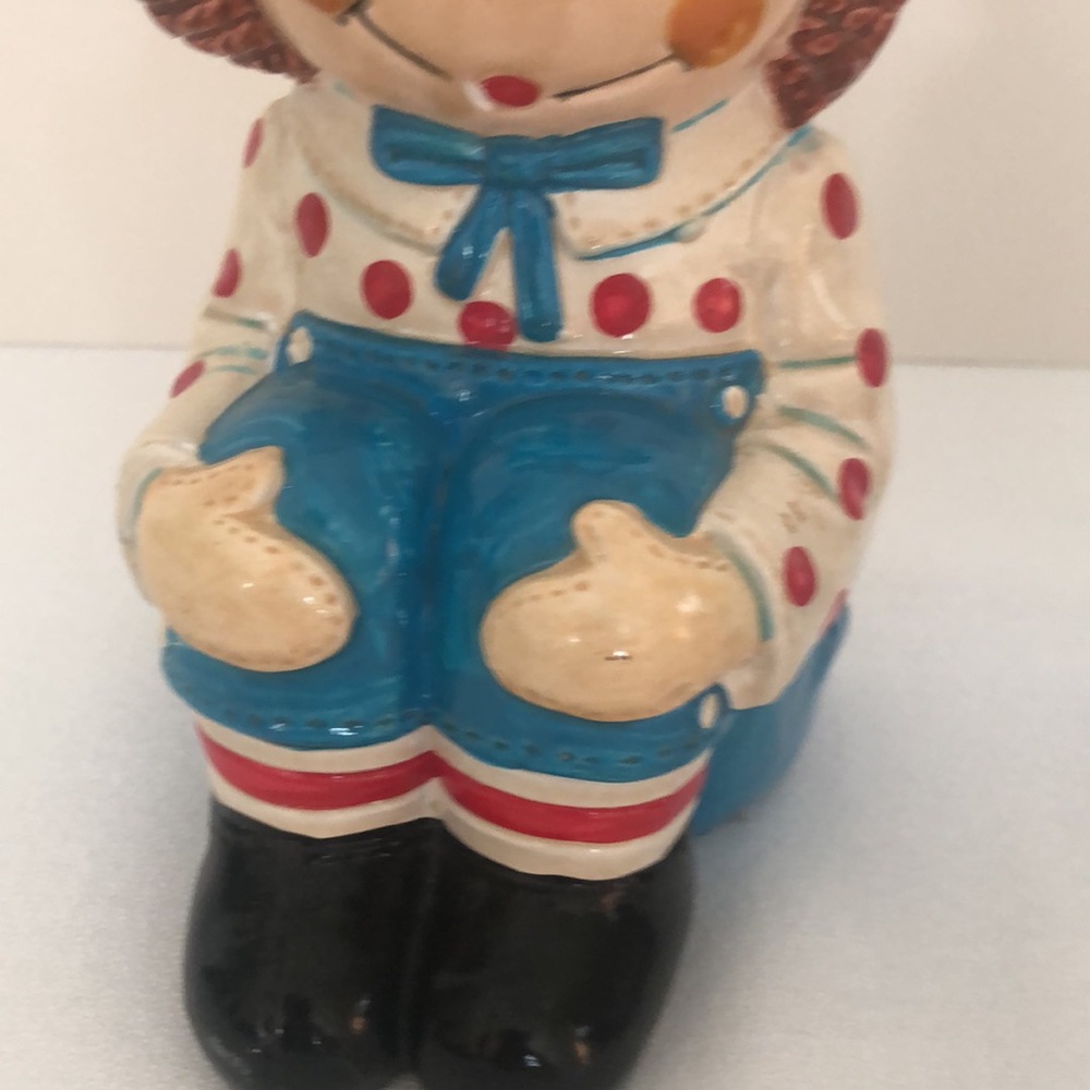 Vintage Chalkware Raggedy Ann and Andy Bookends - Picture 4 of 16